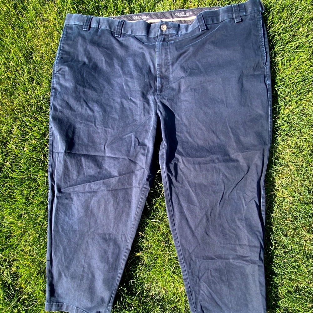 Big & Tall 54/28 Gary Player Collection‎ Golf Work Pants Cropped Blue Flat